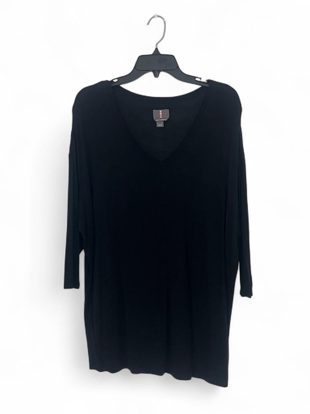 Buffalo David Bitton Black V-Neck Long Sleeve Tunic